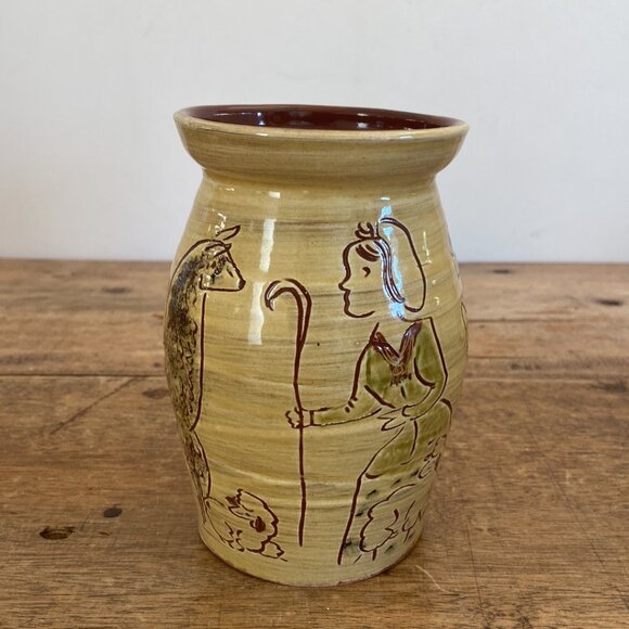 SJ Pottery Redware Vase - Picture 2 of 11
